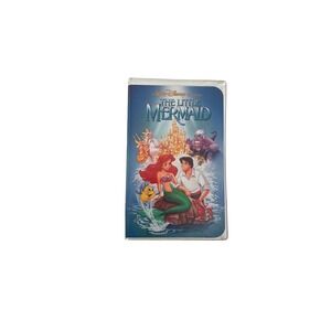 The‎ Little Mermaid VHS 1990 Disney Black Diamond Classics Clamshell Tested